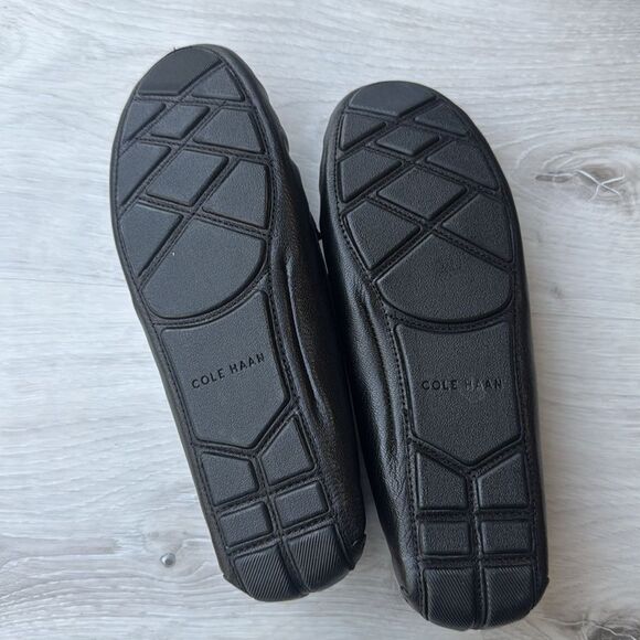Cole Haan Evelyn Driver loafer black Leather size 6 NWT in box - Picture 12 of 14